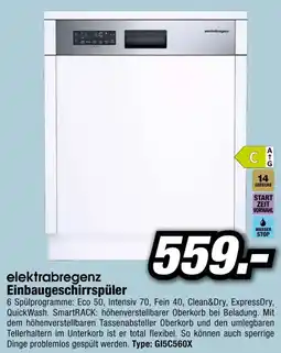 Red Zac Elektrabregenz einbaugeschirrspüler Angebot