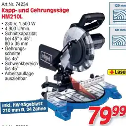 Zgonc Kapp- und Gehrungssäge HM210L Angebot