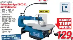 Zgonc Dekupiersäge DECO XL mit Fußpedal Angebot