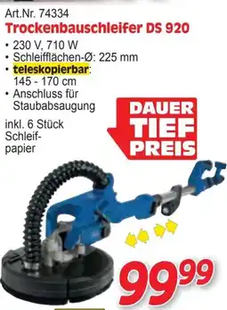 Zgonc Trockenbauschleifer DS 920 Angebot