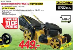 Zgonc Benzin-Rasenmäher MD530 Highwheeler Angebot