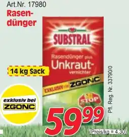 Zgonc Rasen- dünger Angebot