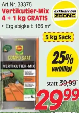 Zgonc Art.Nr. 33375 Vertikutier-Mix Angebot