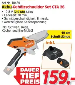 Zgonc Art.Nr. 10439 Akku-Gehölzschneider Set GTA 26 Angebot