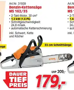 Zgonc Art.Nr. 31939 Benzin-Kettensäge MS 162/35 Angebot