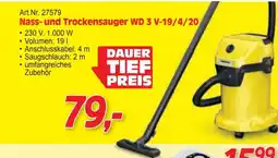 Zgonc Art.Nr. 27579 Nass- und Trockensauger WD 3 V-19/4/20 Angebot