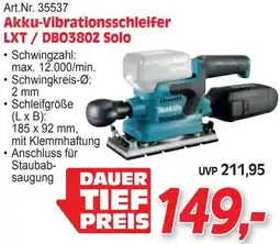 Zgonc Art.Nr. 35537 Akku-Vibrationsschleifer LXT/DB0380Z Solo Angebot