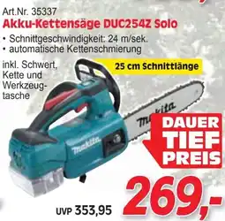 Zgonc Art.Nr. 35337 Akku-Kettensäge DUC254Z Solo Angebot