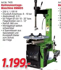 Zgonc Art.Nr. 7405 Reifenmontage- Maschine RMM95 Angebot