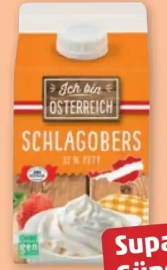 PENNY Ich bin Österreich Schlagobers Angebot