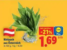Lidl Bärlauch aus Österreich Angebot