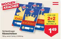 MPreis Schärdinger Käsescheiben Angebot