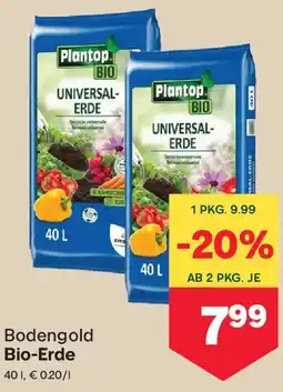 MPreis Bodengold Bio-Erde Angebot