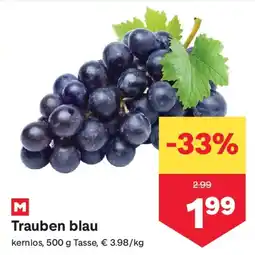 MPreis Trauben blau Angebot