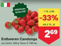 MPreis Erdbeeren Candonga Angebot