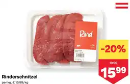 MPreis Rinderschnitzel Angebot