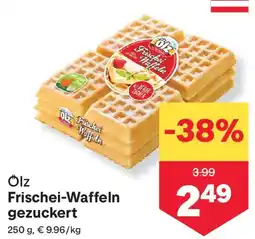 MPreis Olz Frischei-Waffeln gezuckert Angebot