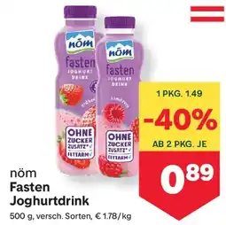 MPreis Nöm Fasten Joghurtdrink Angebot