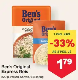 MPreis Ben's Original Express Reis Angebot