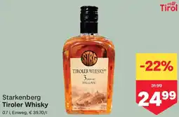MPreis Starkenberg Tiroler Whisky Angebot