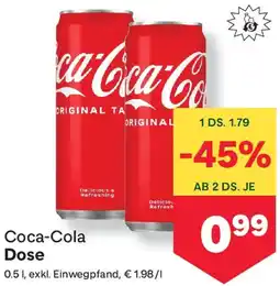 MPreis Coca-Cola Dose Angebot