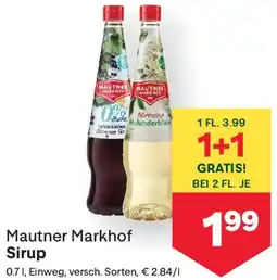 MPreis Mautner Markhof Sirup Angebot