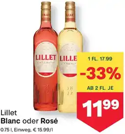 MPreis Lillet Blanc oder Rosé Angebot