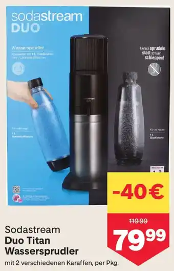 MPreis Sodastream Duo Titan Wassersprudler Angebot