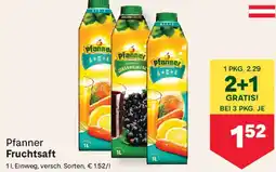 MPreis Pfanner Fruchtsaft Angebot