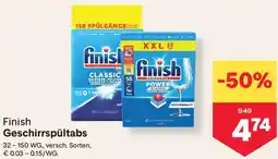 MPreis Finish Geschirrspültabs Angebot