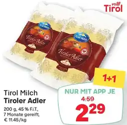 MPreis Tirol Milch Tiroler Adler Angebot