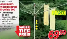 Zgonc Art.Nr. 18926 Aluminium- Wäschespinne Ergoline 600 Angebot