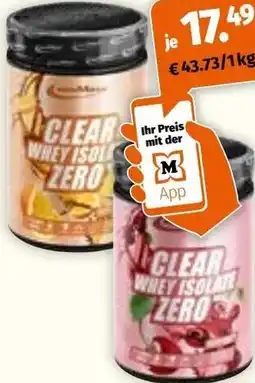 Müller IRONMAXX Clear Whey Isolate Zero Angebot