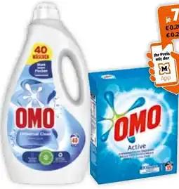 Müller OMO Waschmittel flüssig oder Pulver Angebot