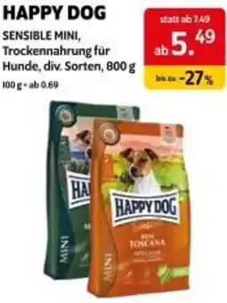 Das Futterhaus Happy dog Angebot