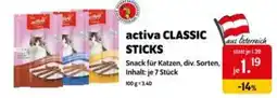 Das Futterhaus Activa classic sticks Angebot