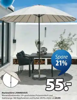 JYSK Marktschirm lammehave Angebot