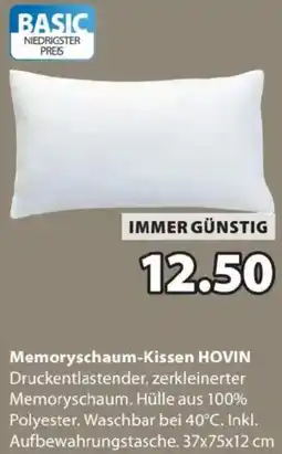 JYSK Memoryschaum-kissen hovin Angebot