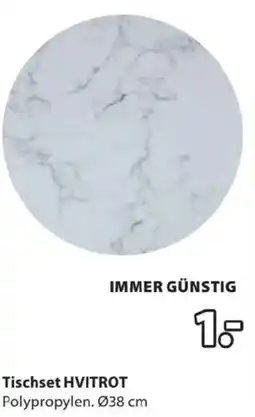 JYSK Tischset hvitrot Angebot