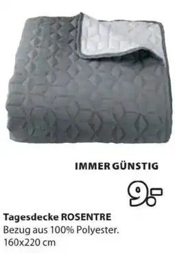 JYSK Tagesdecke rosentre Angebot