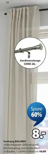 JYSK Vorhang bolmen Angebot