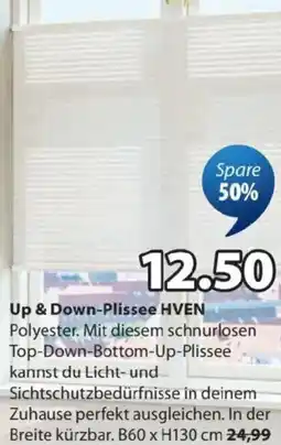 JYSK Up & down-plissee hven Angebot