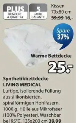 JYSK Synthetikbettdecke living medical Angebot