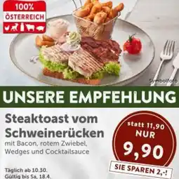 Interspar Steaktoast vom Schweinerücken Angebot