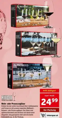 Interspar Wein- oder Proseccogläser Angebot