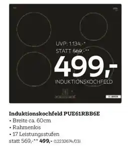 XXXLutz Induktionskochfeld pue61rbb6e Angebot