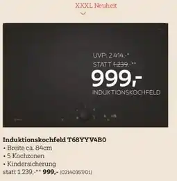 XXXLutz Induktionskochfeld t68yyv4b0 Angebot