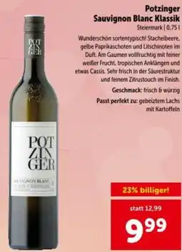 Interspar Potzinger Sauvignon Blanc Klassik Angebot