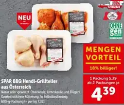 Interspar Spar bbq hendl-grillteller mengen vorteil Angebot