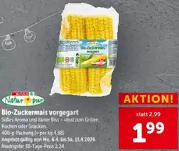 Interspar Bio-Zuckermais vorgegart Angebot